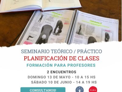 Nuevo Seminario de Yoga: Planificación de Clases